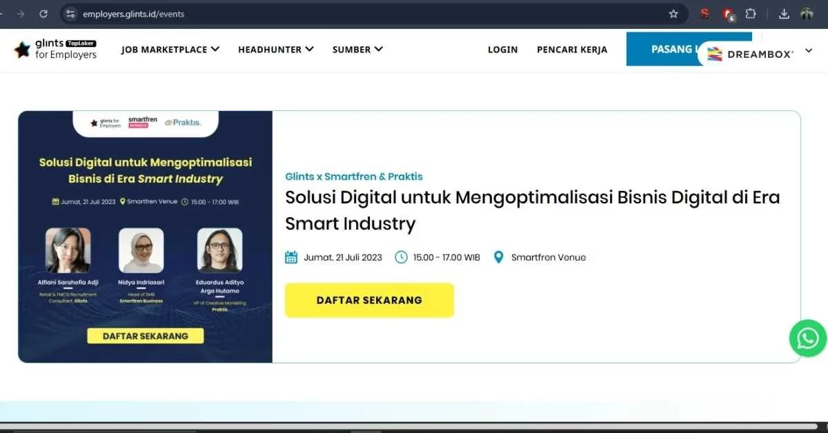 example of lead magnet, webinar