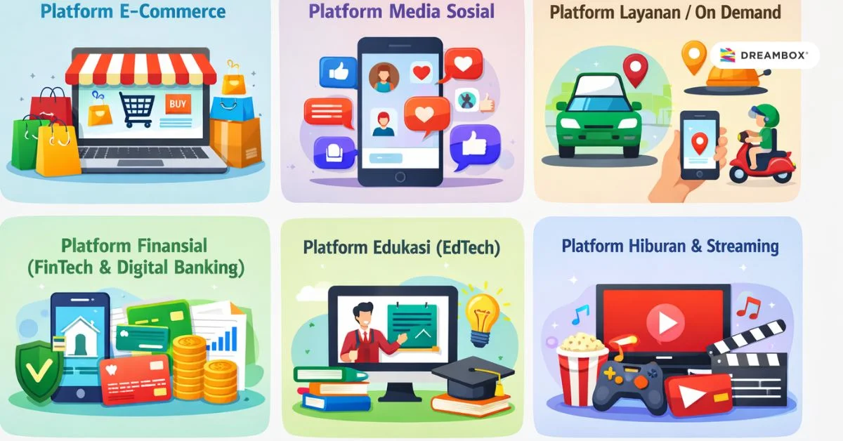 Jenis Platform Digital Berdasarkan Fungsi