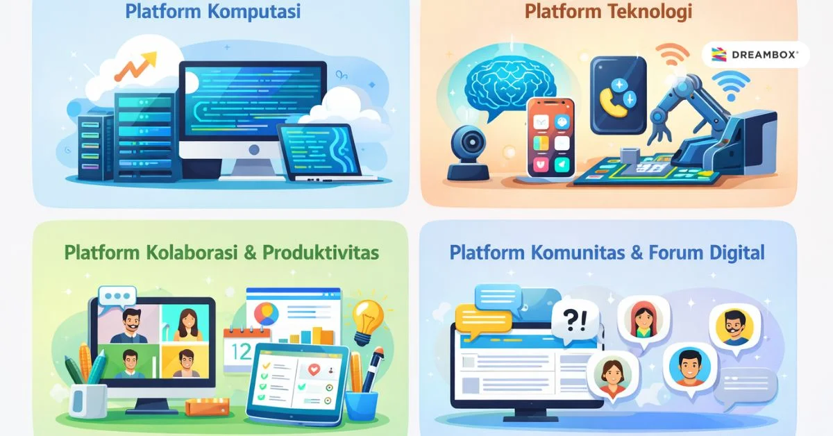 Jenis Platform Digital Berdasarkan Teknologi
