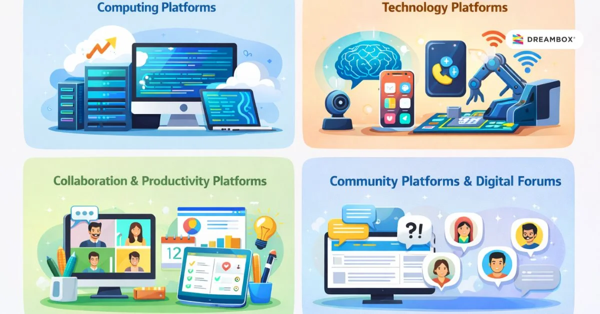 Types of Digital Platforms Based on Technology